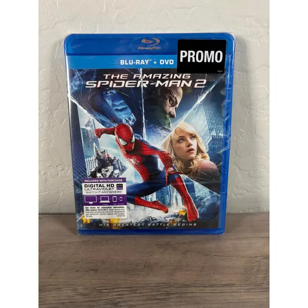 The Amazing Spider-Man 2- Blu-Ray and DVD NEW in original Packaging‎